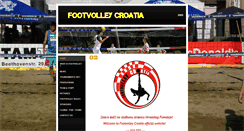Desktop Screenshot of footvolley-croatia.com