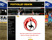 Tablet Screenshot of footvolley-croatia.com